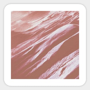 Rose Blush Mountains Oil Effects 5 Sticker